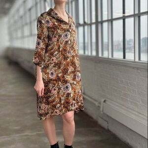 Raag Long Sleeve Autumn Floral Dress